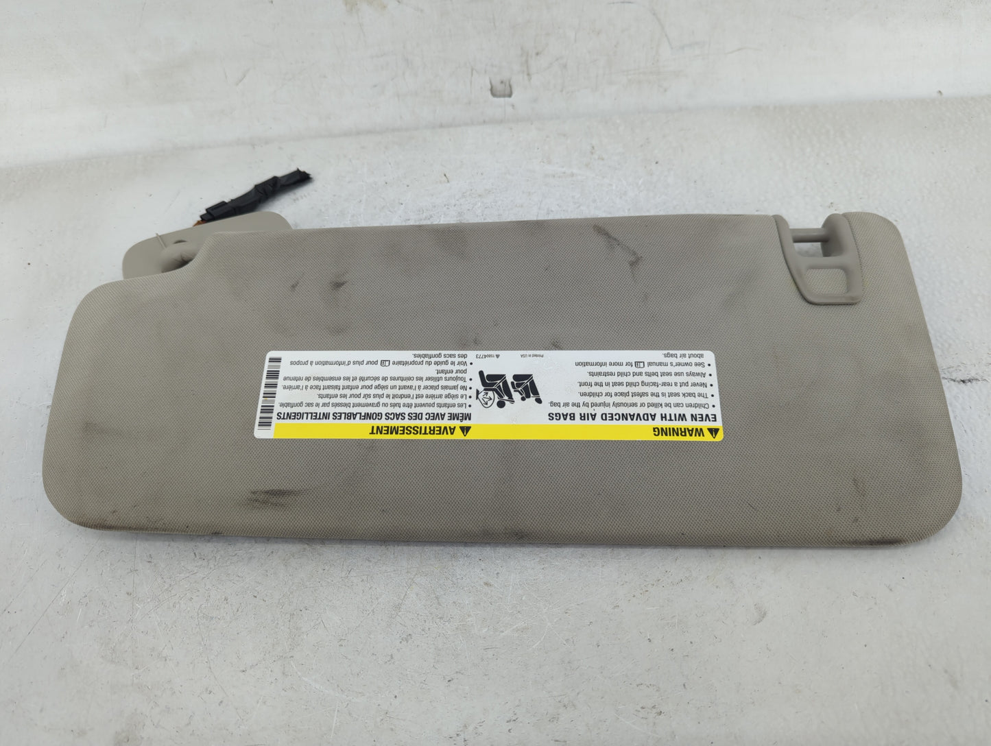 2007-2013 Gmc Sierra 1500 Sun Visor Shade Replacement Passenger Right Mirror Fits Fits 2007 2008 2009 2010 2011 2012 2013 20