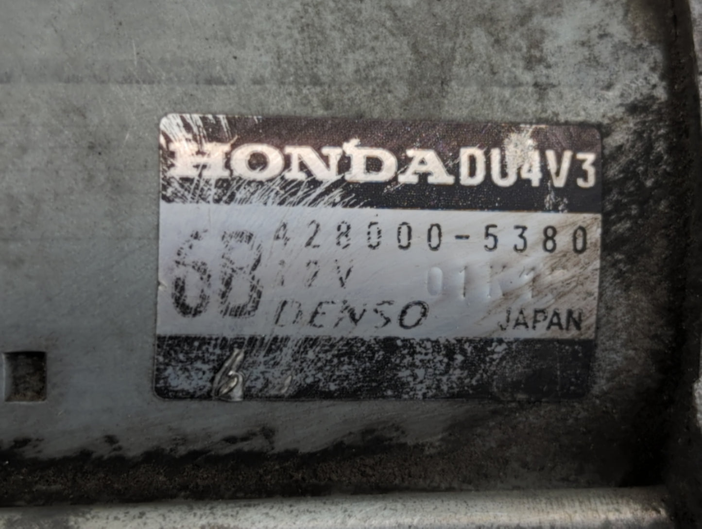 2008-2012 Honda Accord Car Starter Motor Solenoid OEM P/N:428000-5380 Fits Fits 2008 2009 2010 2011 2012 2013 2014 2015 OEM