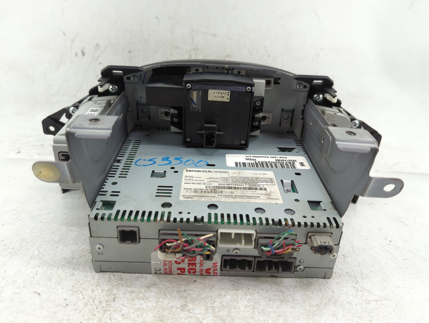 2008-2009 Honda Accord Radio AM FM Cd Player Receiver Replacement Fits Fits 2008 2009 OEM Used Auto Parts - Oemusedautoparts