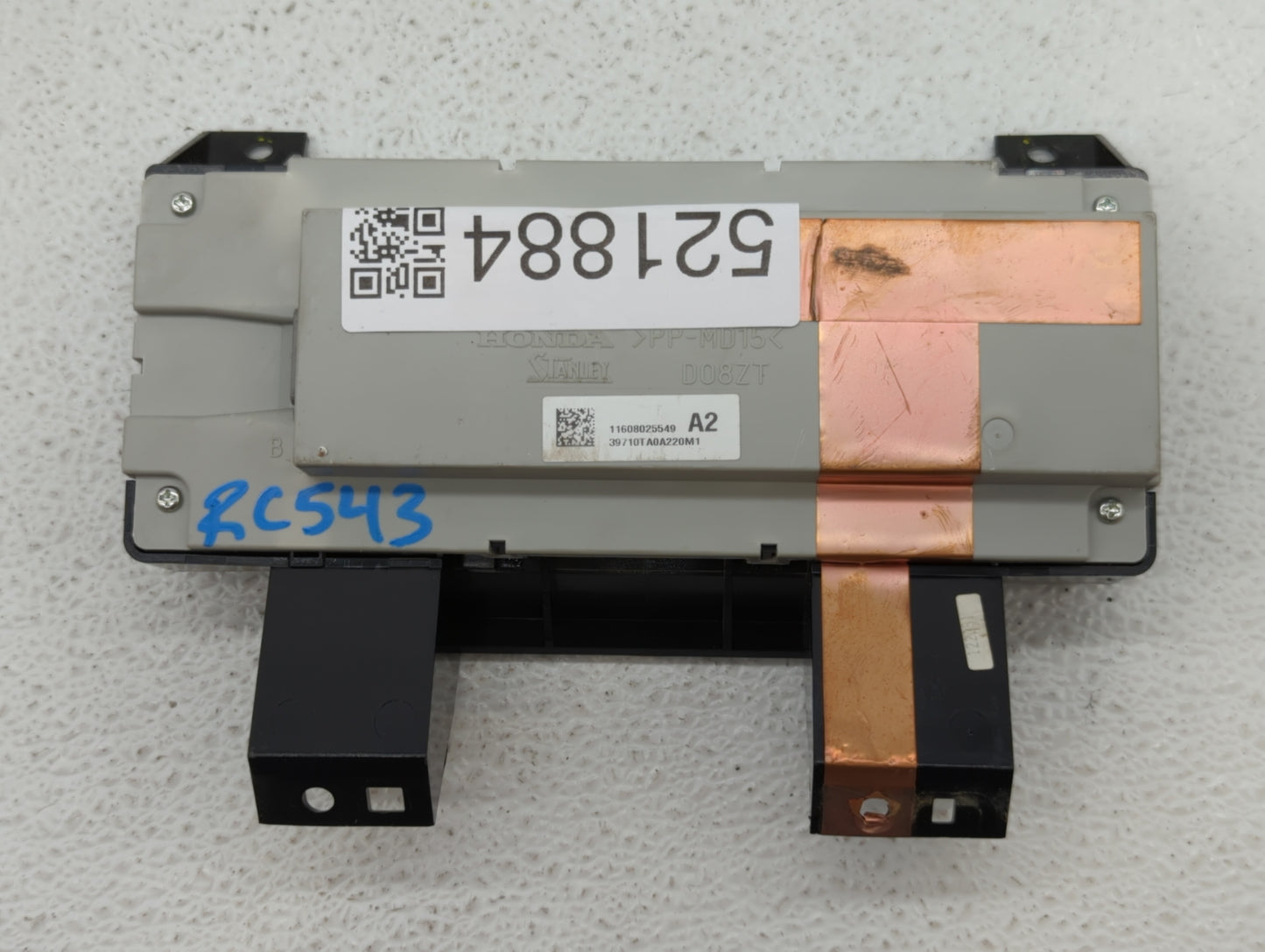 2008 Honda Accord Am Fm Cd Player Radio Receiver - Oemusedautoparts1.com