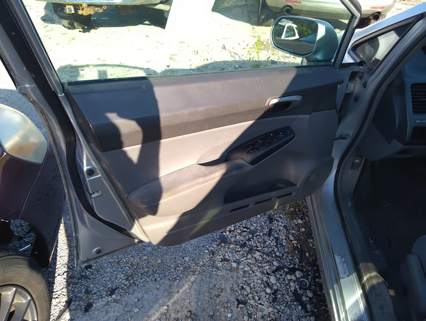 2008 Honda Civic Front Left Driver Interior Door Panel Trim 5034906 - Oemusedautoparts1.com