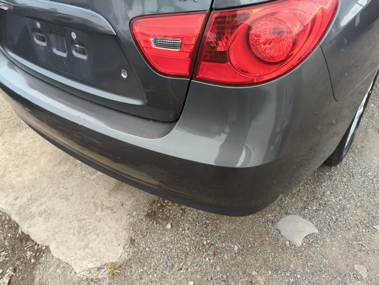 2007-2010 Hyundai Elantra Rear Bumper Assembly Oem - Oemusedautoparts1.com