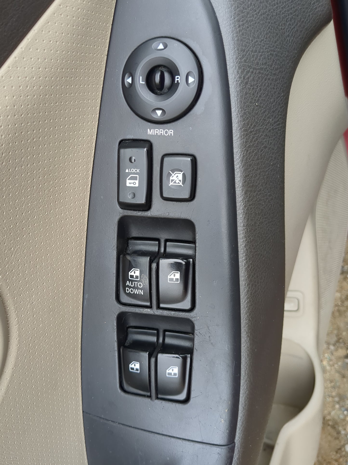 2007-2010 Hyundai Elantra Master Power Window Switch Replacement Driver Side Left Fits Fits 2007 2008 2009 2010 OEM Used Aut