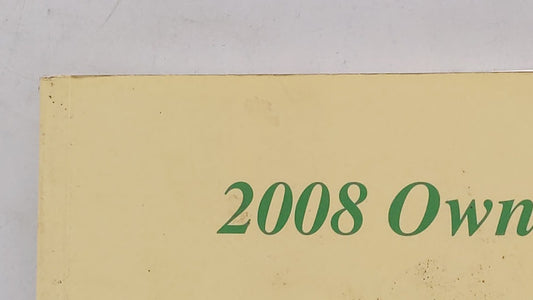 2008 Hyundai Elantra Owners Manual Book Guide OEM Used Auto Parts