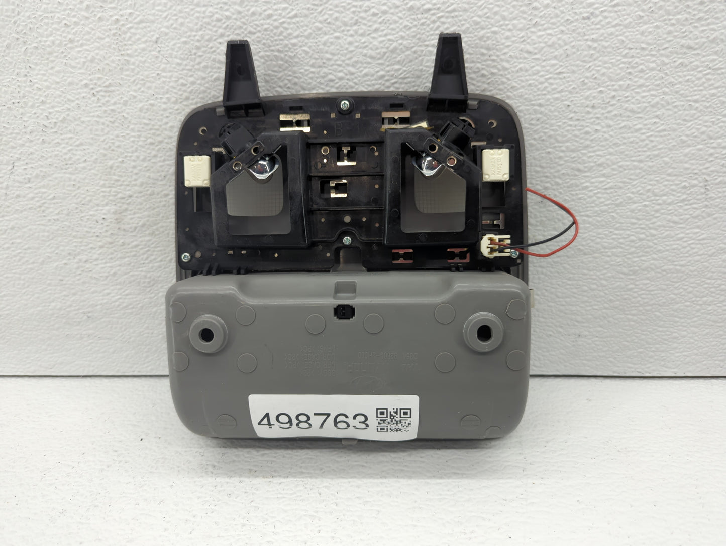 2008 Hyundai Elantra Overhead Roof Console Grey - Oemusedautoparts1.com