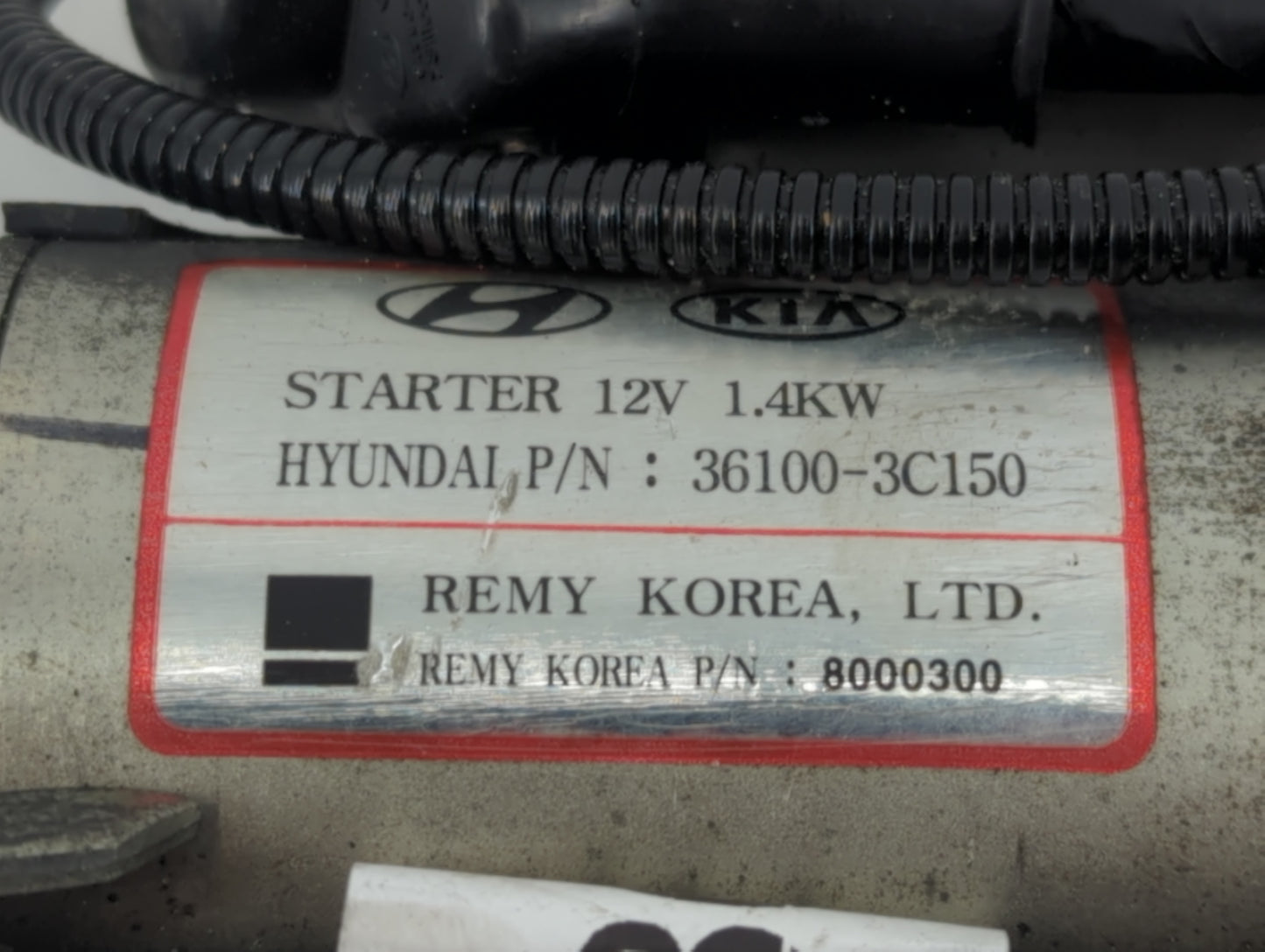 2008 Hyundai Santa Fe Car Starter Motor Solenoid OEM P/N:36100-3C150 Fits Fits 2009 2010 2011 2012 2014 OEM Used Auto Parts