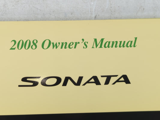 2008 Hyundai Sonata Owners Manual Book Guide OEM Used Auto Parts