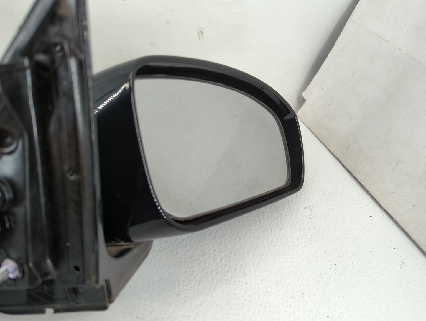 2008 Infiniti G35 Passenger Right Side View Manual Door Mirror Black - Oemusedautoparts1.com