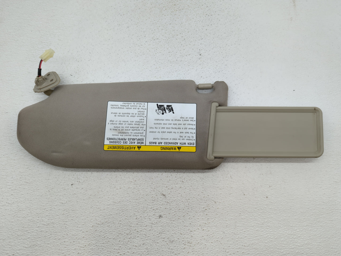 2007-2008 Infiniti G35 Sun Visor Shade Replacement Passenger Right Mirror Fits Fits 2007 2008 2009 2010 2011 2012 2013 2015