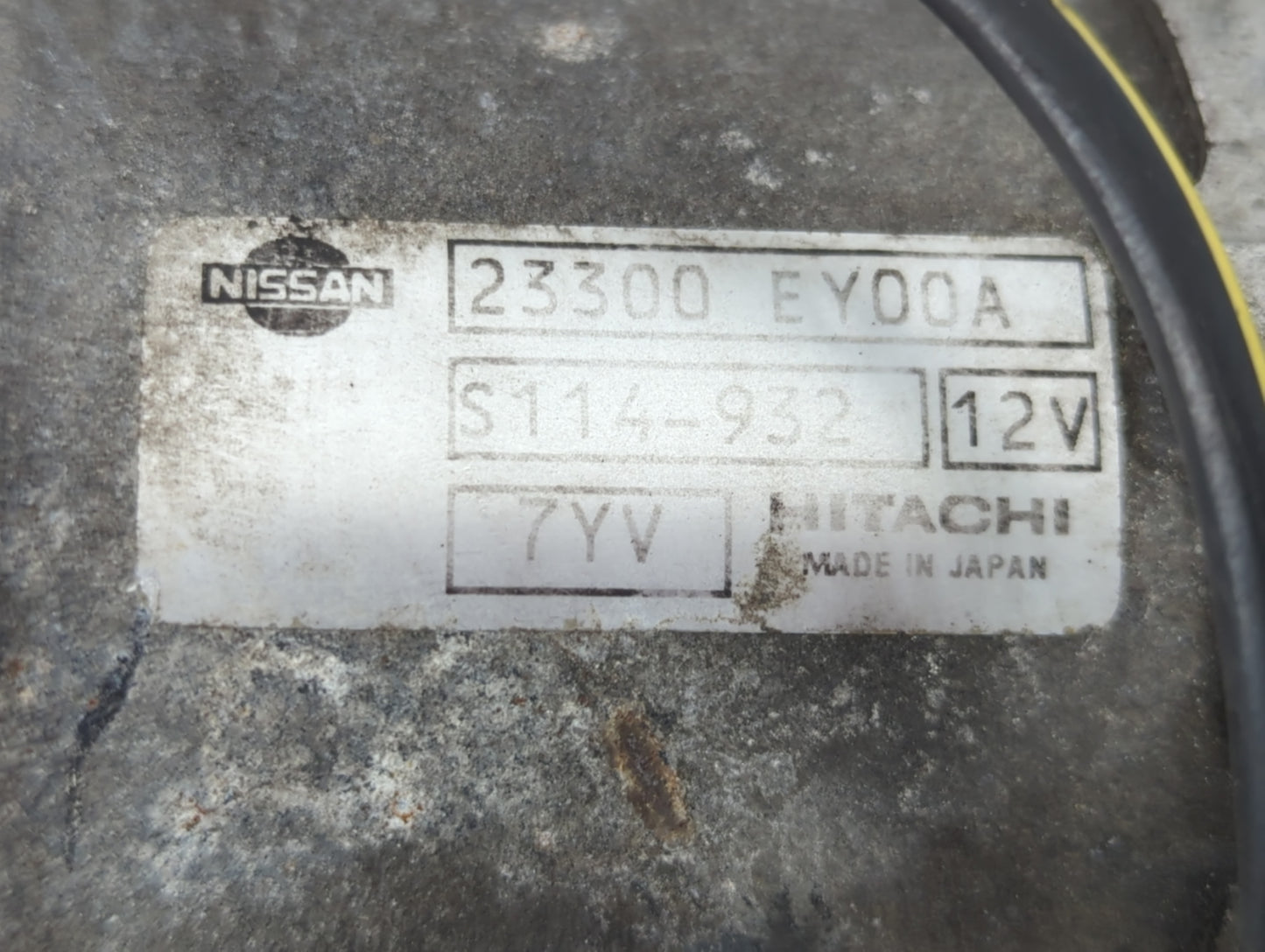 2008-2013 Infiniti G37 Car Starter Motor Solenoid OEM P/N:S114-932 2330 EY00A Fits OEM Used Auto Parts - Oemusedautoparts1.c