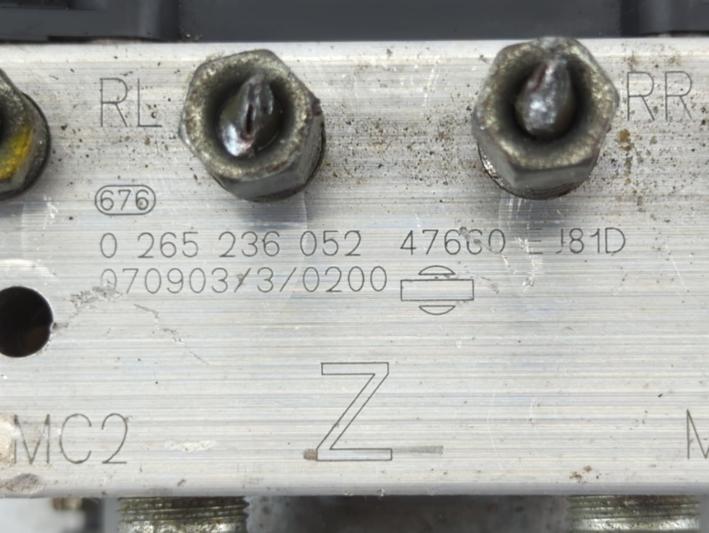 2008 Infiniti M35 ABS Pump Control Module Replacement P/N:47660 E J70B Fits OEM Used Auto Parts - Oemusedautoparts1.com