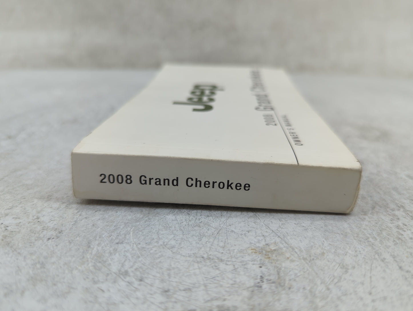 2008 Jeep Grand Cherokee Owners Manual Book Guide P/N:81-326-0854 OEM Used Auto Parts - Oemusedautoparts1.com