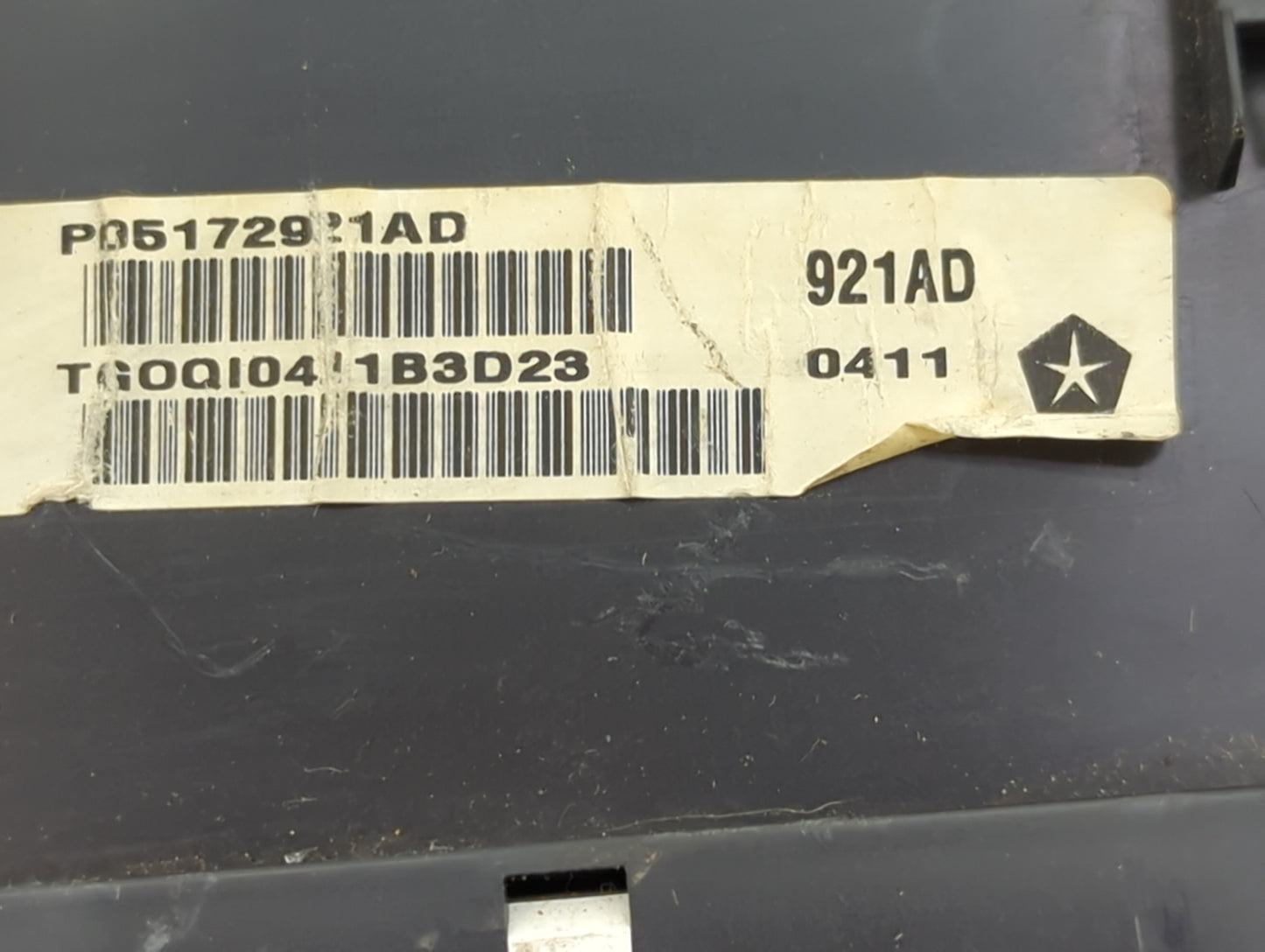 2008 Jeep Liberty Instrument Cluster Speedometer Gauges P/N:05172921AD Fits OEM Used Auto Parts - Oemusedautoparts1.com
