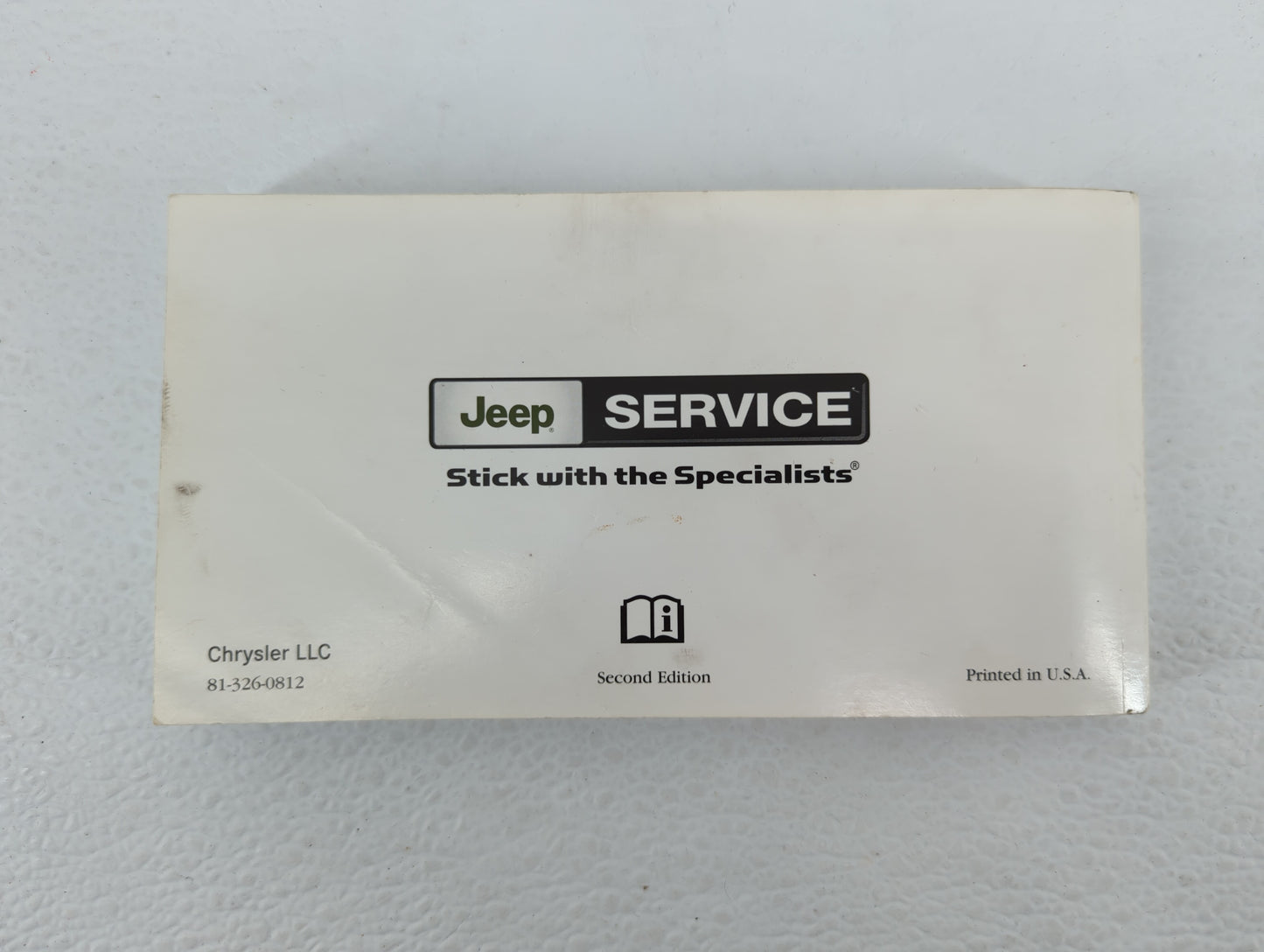 2008 Jeep Patriot Owners Manual Book Guide P/N:81-326-0812 OEM Used Auto Parts - Oemusedautoparts1.com