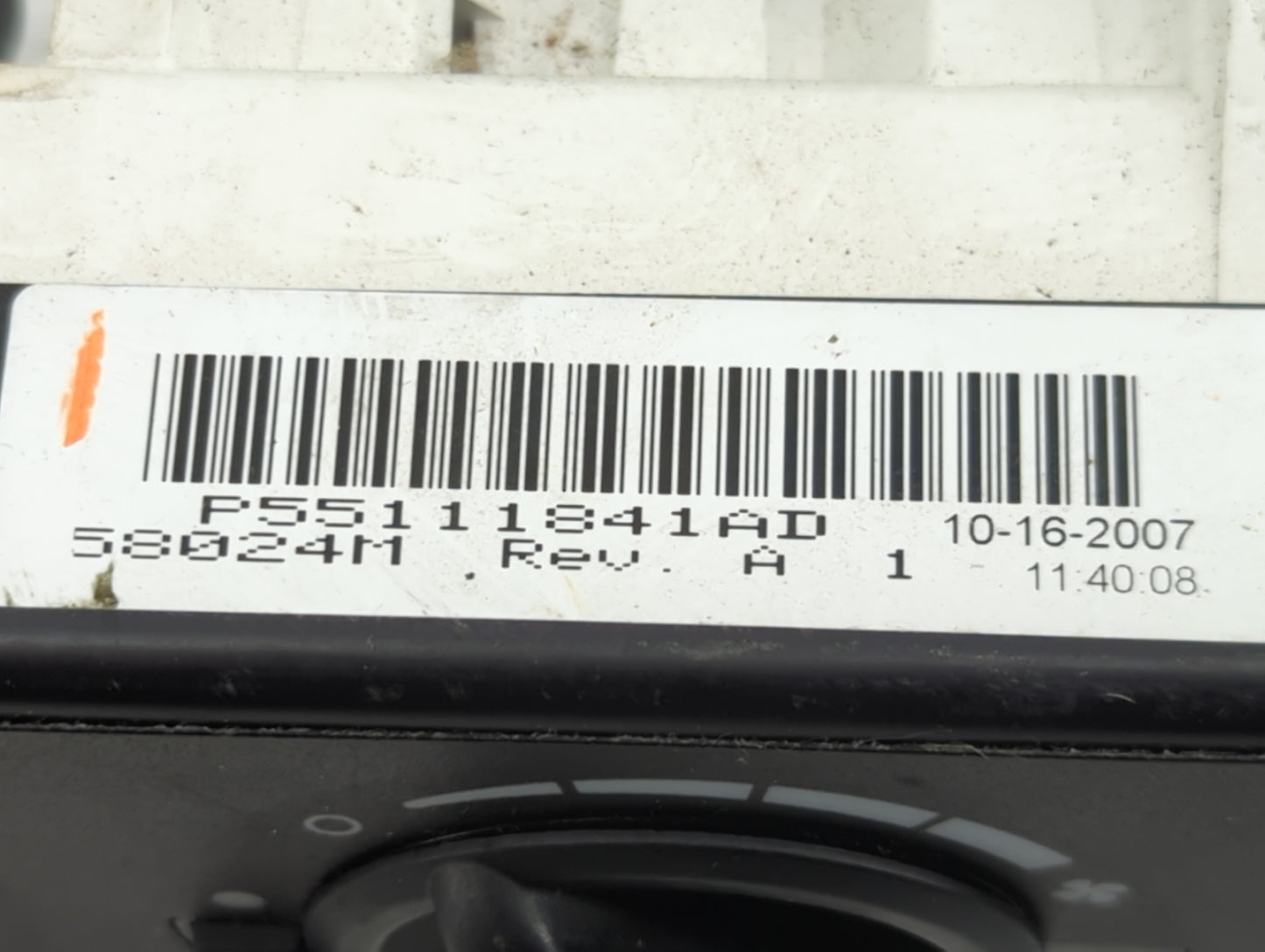 2007-2010 Jeep Wrangler Climate Control Module Temperature AC/Heater Replacement P/N:P55111841AD Fits Fits 2007 2008 2009 20