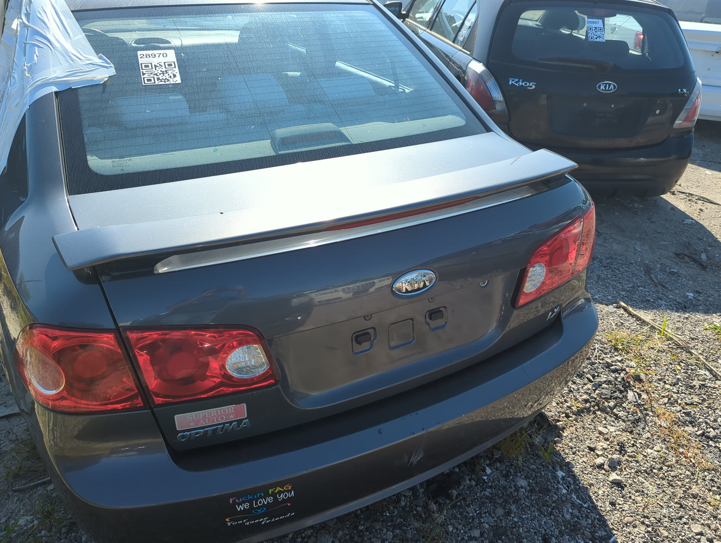 2006-2008 Kia Optima Trunk/decklid/hatch/tailgate Oem - Oemusedautoparts1.com