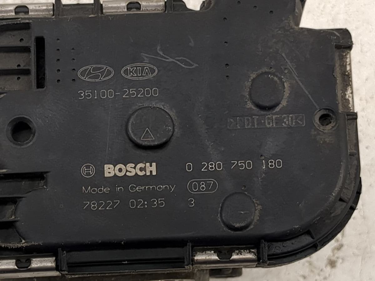2006-2010 Kia Optima Throttle Body P/N:35100-25200 0 280 750 180 Fits Fits 2006 2007 2008 2009 2010 2011 2012 2013 OEM Used