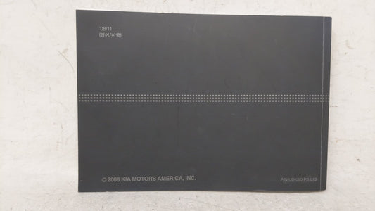 2008 Kia Spectra Owners Manual Book Guide OEM Used Auto Parts