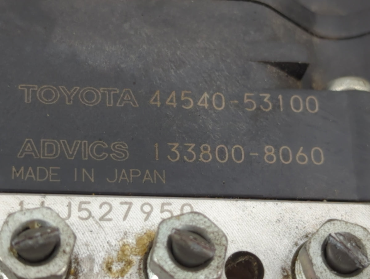 2008-2011 Lexus Gs350 Anti-Lock Brake ABS Pump Module Actuator OEM P/N:133800-8060 44540-53100 Fits OEM Used Auto Parts - Oe