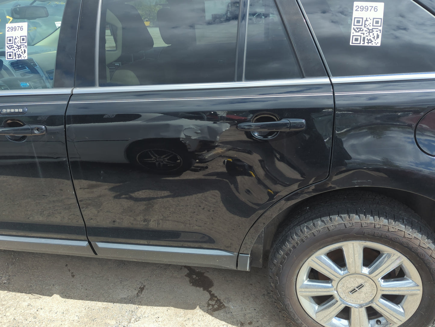 2007-2010 Lincoln Mkx Driver Rear Door Oem - Oemusedautoparts1.com