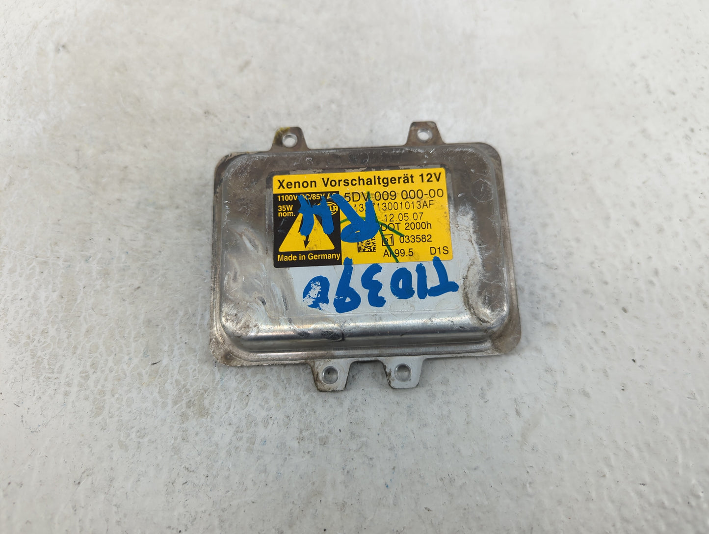 2007-2010 Lincoln Mkz Headlight Ballast Head Light - Oemusedautoparts1.com