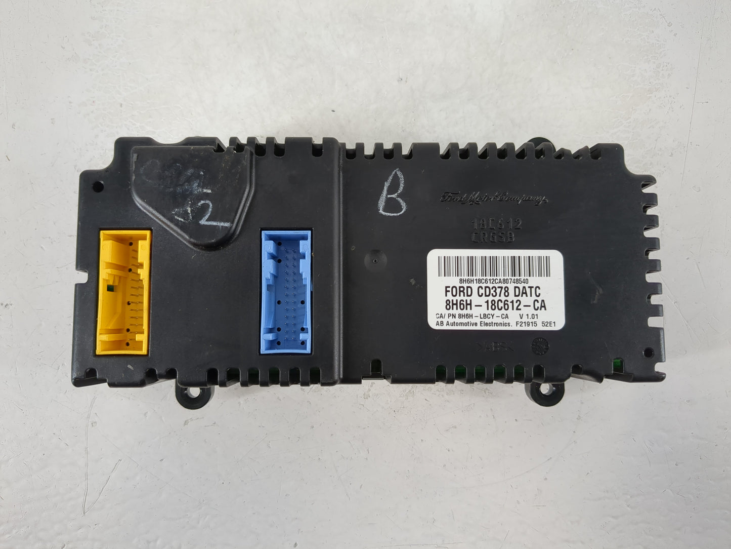 2007-2009 Lincoln Mkz Climate Control Module Temperature AC/Heater Replacement P/N:8H6H-18C612-CA Fits Fits 2007 2008 2009 O