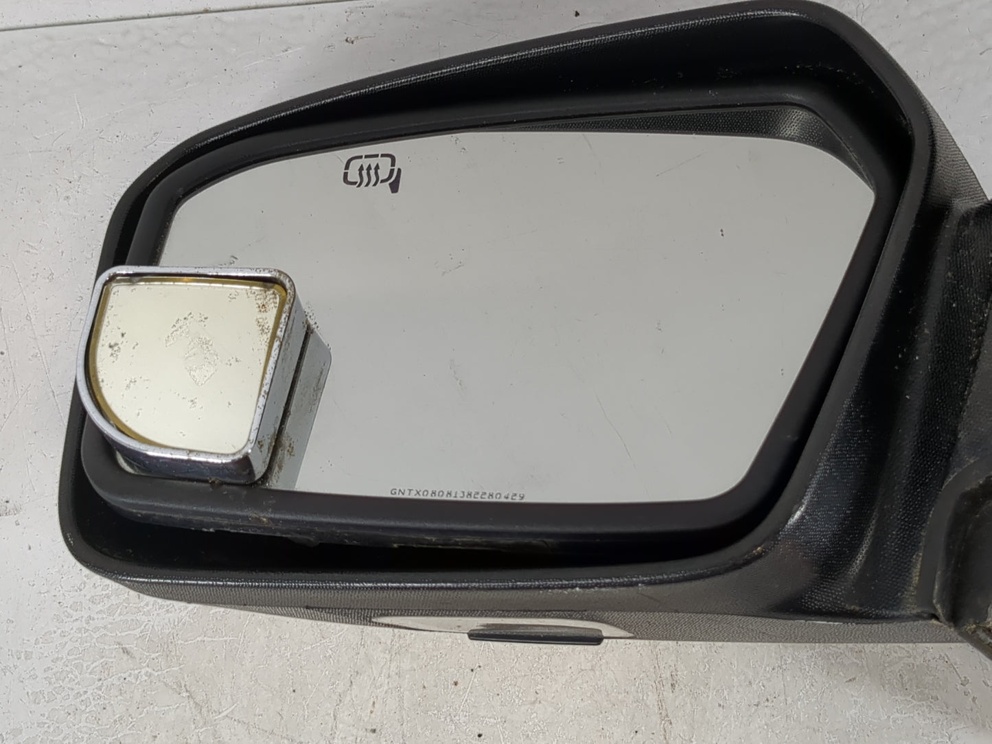 2007-2010 Lincoln Mkz Passenger Right Side View Manual Door Mirror Chrome - Oemusedautoparts1.com