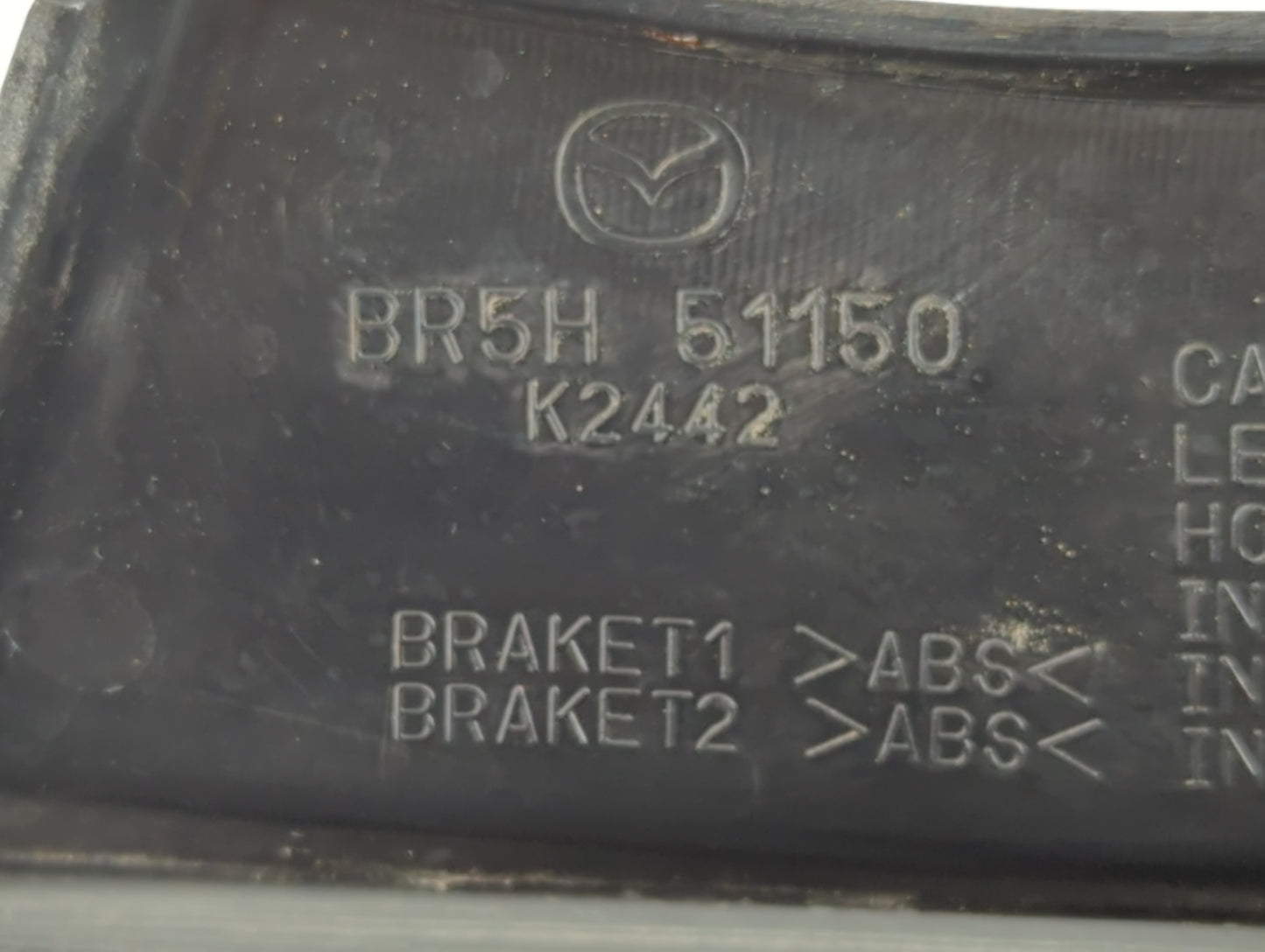 2007-2009 Mazda 3 Tail Light Assembly Driver Left OEM P/N:BR5H 51150 Fits Fits 2007 2008 2009 OEM Used Auto Parts - Oemuseda