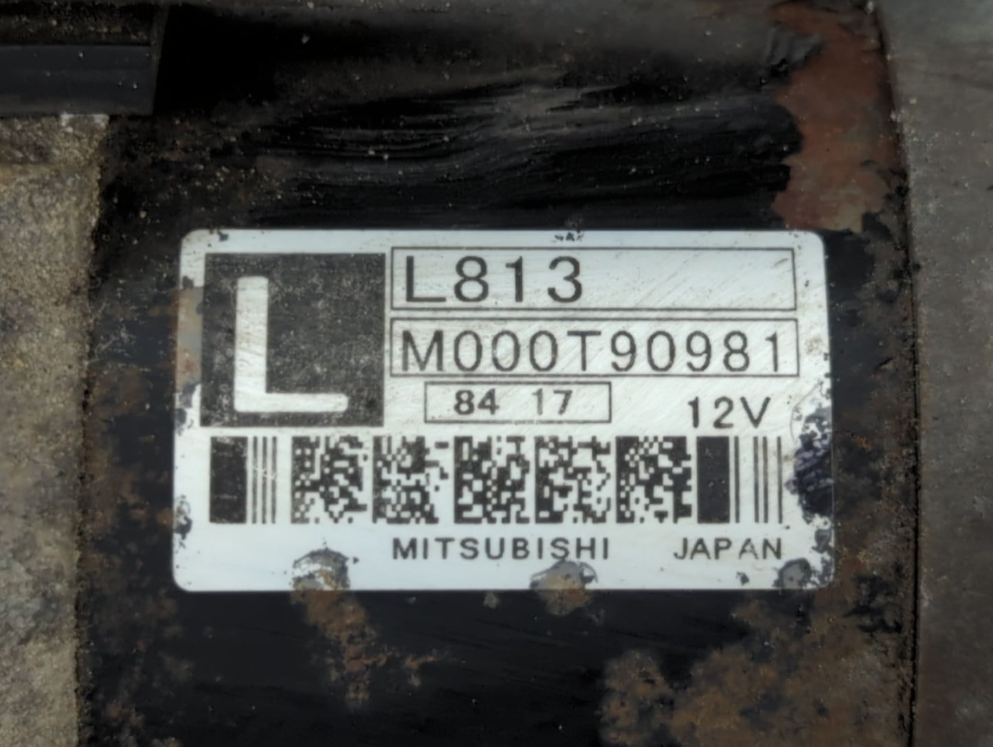 2004-2009 Mazda 3 Car Starter Motor Solenoid OEM P/N:M000T90981 L813 Fits Fits 2004 2005 2006 2007 2008 2009 OEM Used Auto P