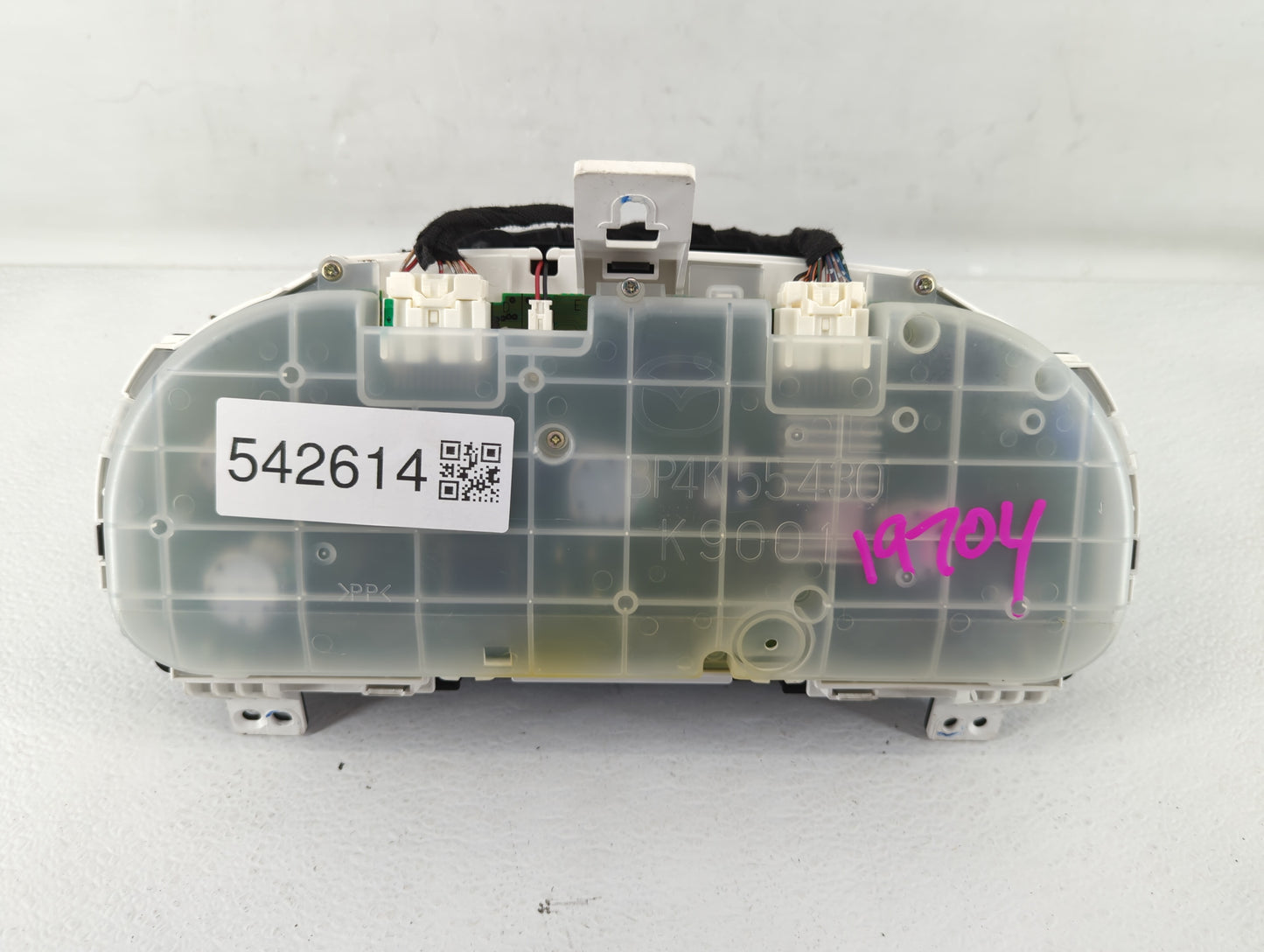 2007-2008 Mazda 3 Instrument Cluster Speedometer Gauges P/N:84 BAR3 A K9001, 84BAR3A, BP4K 55 430 Miles: Fits Fits 2007 2008