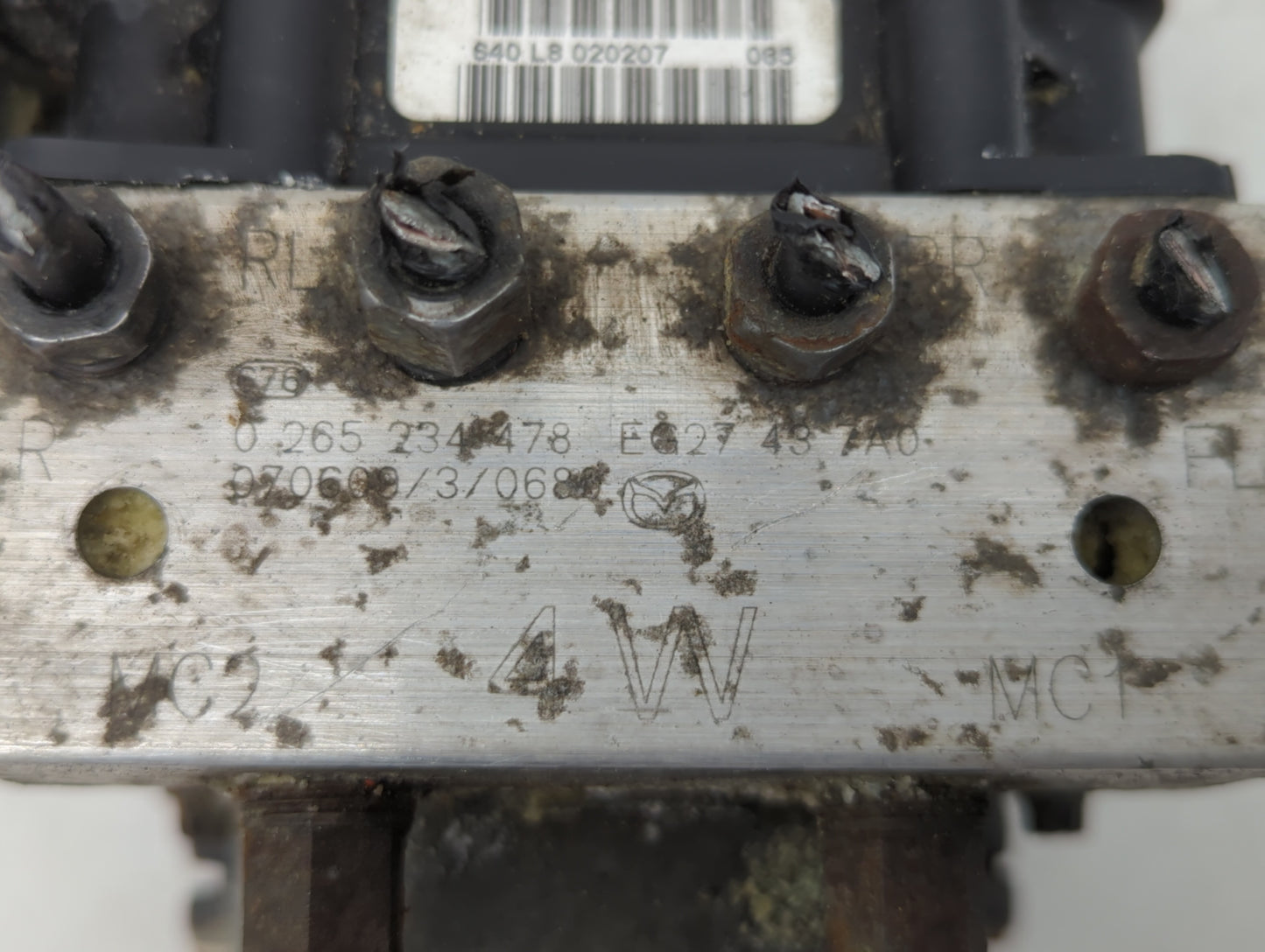 2007-2009 Mazda Cx-7 ABS Pump Control Module Replacement P/N:EG27 43 7A0 Fits Fits 2007 2008 2009 OEM Used Auto Parts - Oemu