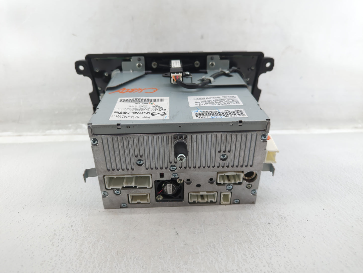 2008 Mazda Cx-7 Radio AM FM Cd Player Receiver Replacement P/N:EG26 66 DV0B Fits OEM Used Auto Parts - Oemusedautoparts1.com