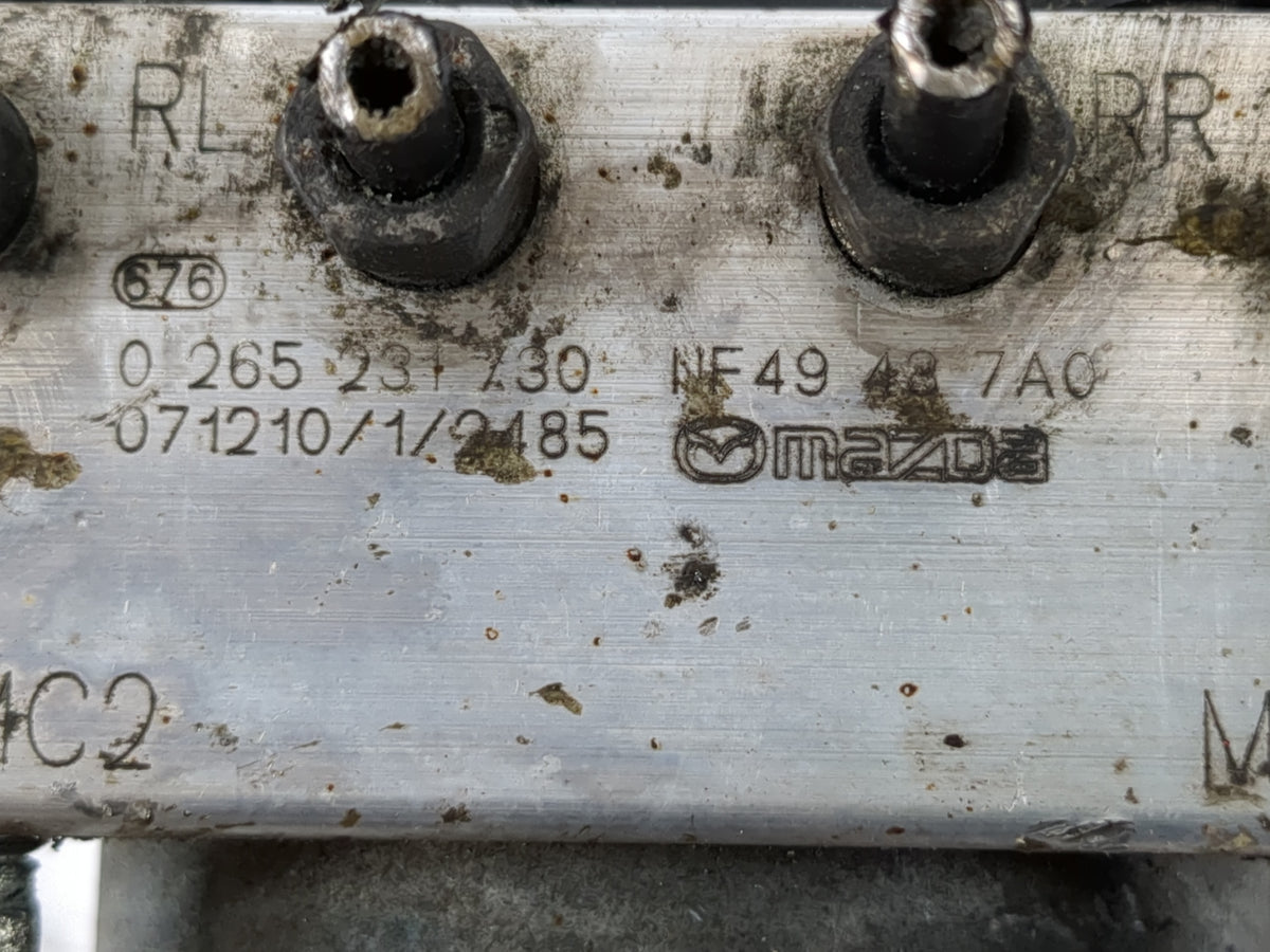 2008 Mazda Miata Anti-Lock Brake ABS Pump Module Actuator OEM P/N:NF49 48 7A0 Fits OEM Used Auto Parts - Oemusedautoparts1.c