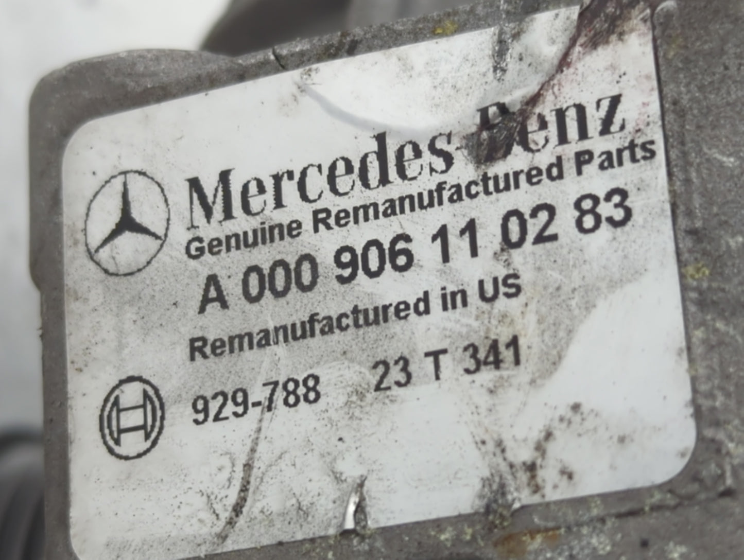 2006-2009 Mercedes-Benz Clk350 Alternator Replacement Generator Charging Assembly Engine OEM P/N:A 000 906 11 02 83 Fits OEM