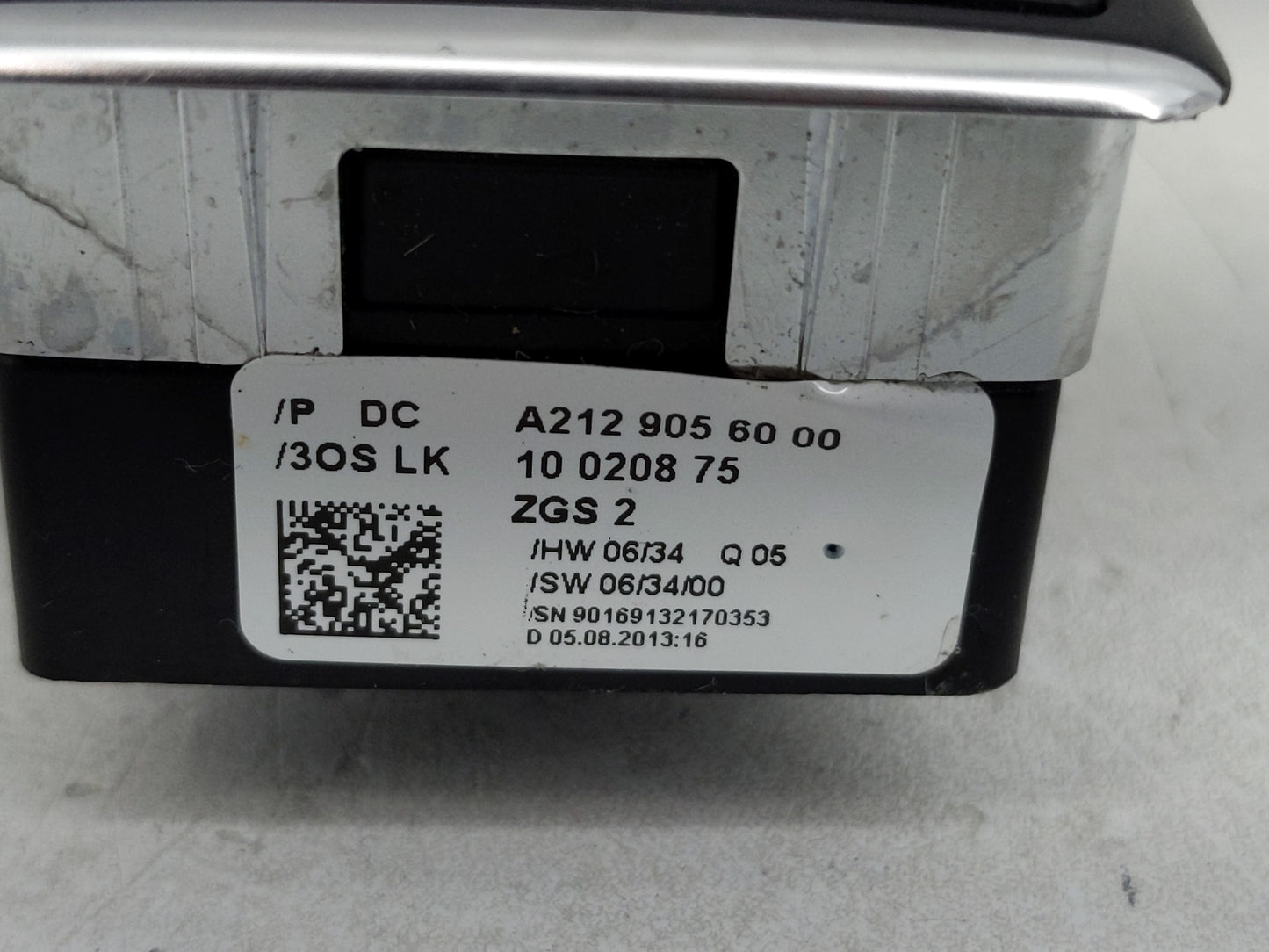 2006-2009 Mercedes-Benz E350 Master Power Window Switch Replacement Driver Side Left P/N:A2129056000 Fits OEM Used Auto Part