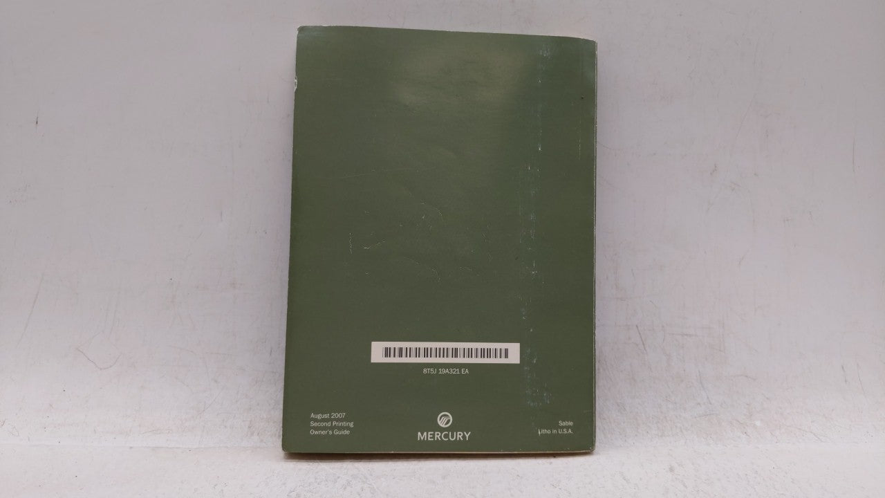 2008 Mercury Sable Owners Manual Book Guide OEM Used Auto Parts - Oemusedautoparts1.com