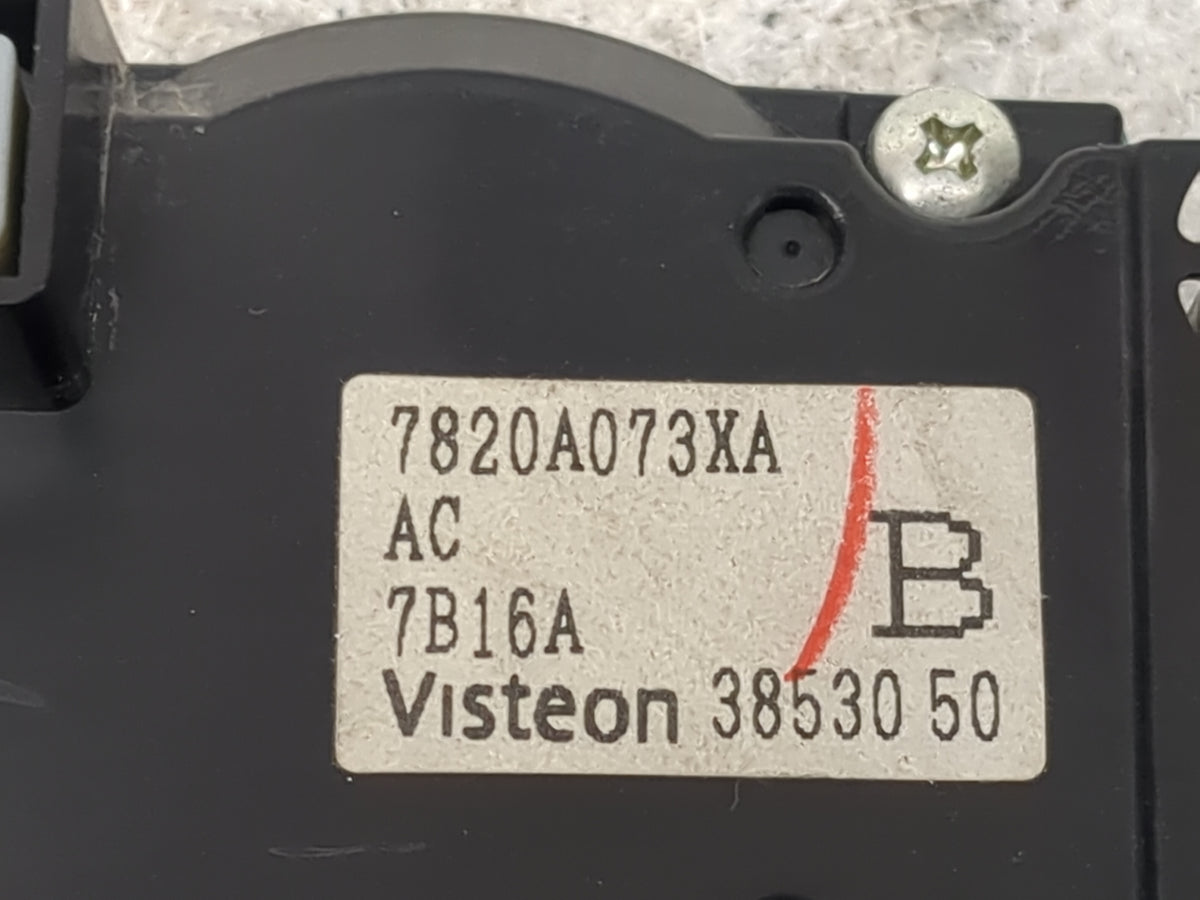 2008-2012 Mitsubishi Lancer Climate Control Module Temperature AC/Heater Replacement P/N:7820A073XA Fits OEM Used Auto Parts
