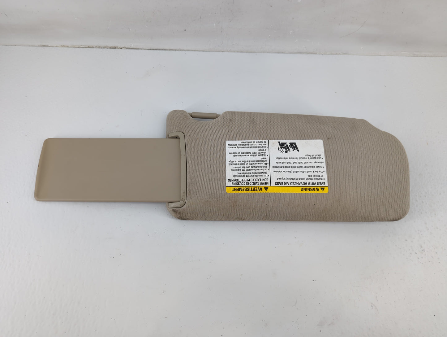 2007-2008 Nissan Altima Sun Visor Shade Replacement Passenger Right Mirror Fits Fits 2007 2008 OEM Used Auto Parts - Oemused