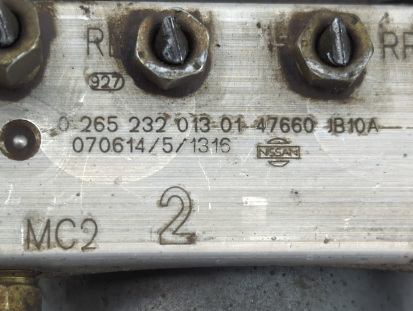 2008-2009 Nissan Altima ABS Pump Control Module Replacement P/N:47660 JB10A 0 265 232 013 Fits Fits 2008 2009 OEM Used Auto