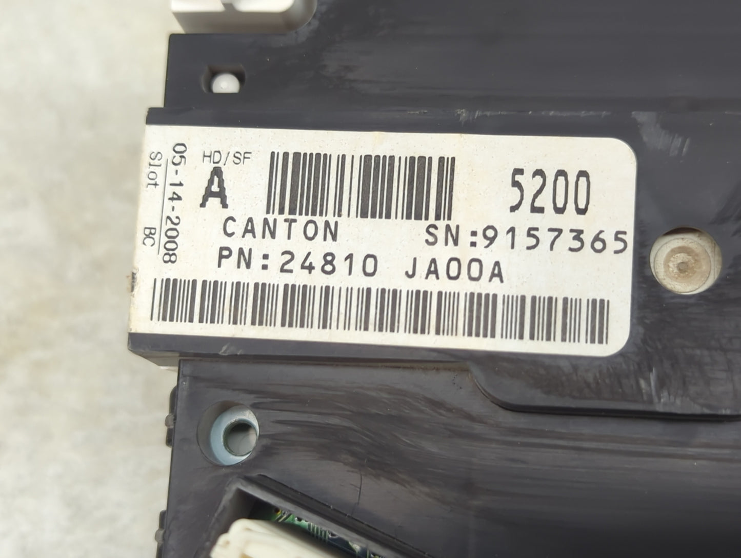 2007-2009 Nissan Altima Instrument Cluster Speedometer Gauges P/N:24810 JA00A 24810JA00A Miles: Fits Fits 2007 2008 2009 OEM