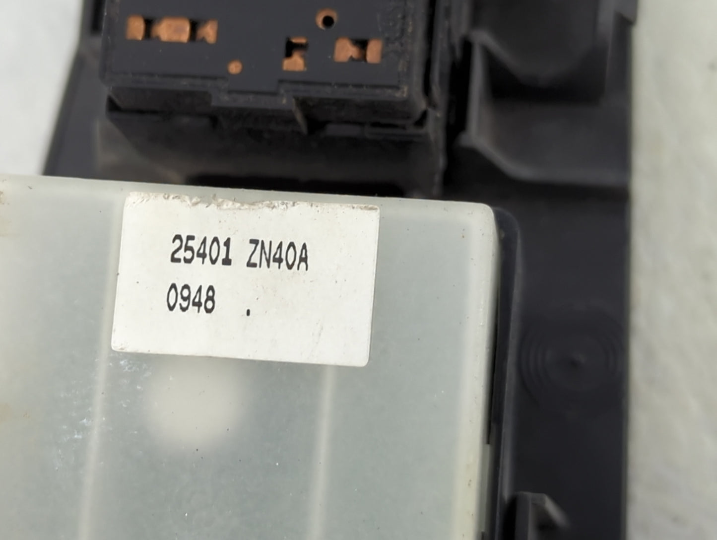 2007-2012 Nissan Altima Master Power Window Switch Replacement Driver Side Left P/N:25401 ZN40A Fits OEM Used Auto Parts - O