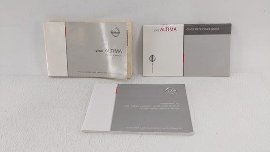 2008 Nissan Altima Owners Manual Book Guide OEM Used Auto Parts