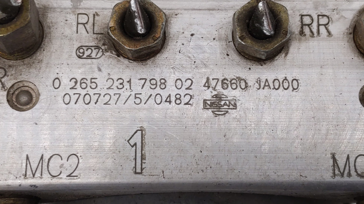 2007-2009 Nissan Altima ABS Pump Control Module Replacement P/N:0 265 231 798 47600 JA000, 0 265 800 556 Fits Fits 2007 2008