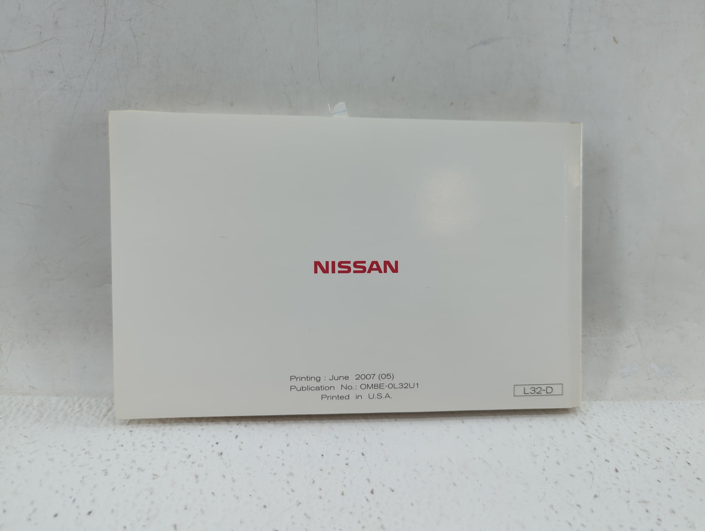 2008 Nissan Altima Owners Manual Book Guide P/N:OM8E-0L32U1 OEM Used Auto Parts - Oemusedautoparts1.com