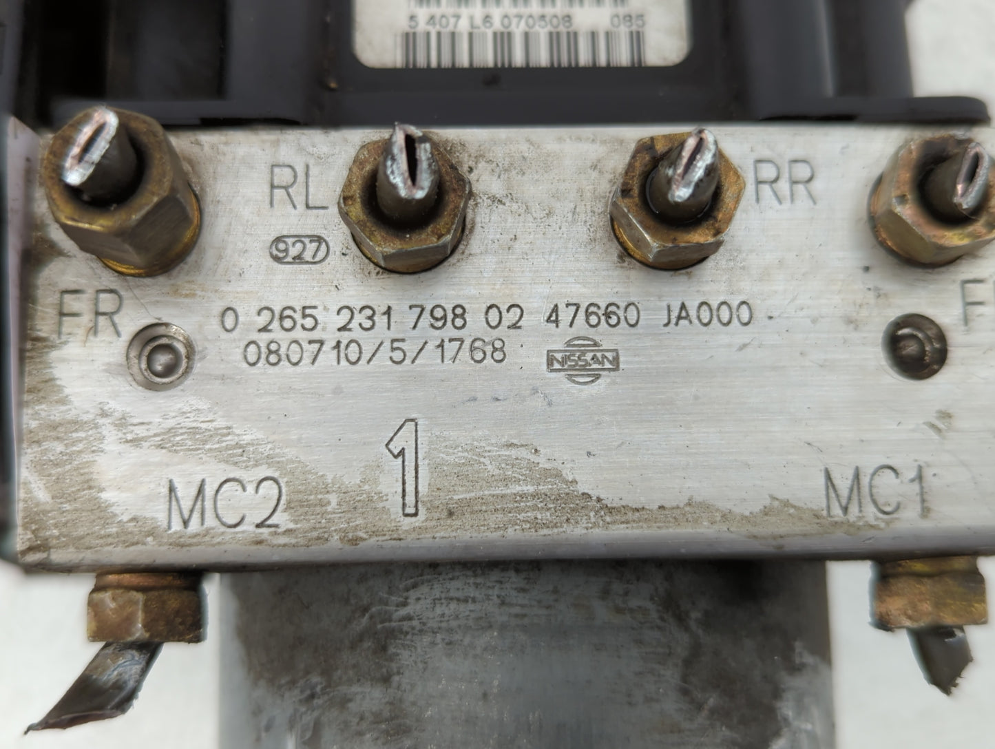 2008-2009 Nissan Altima ABS Pump Control Module Replacement P/N:47660 JA000 47660 1B10A, 47660 JB10A Fits Fits 2008 2009 OEM