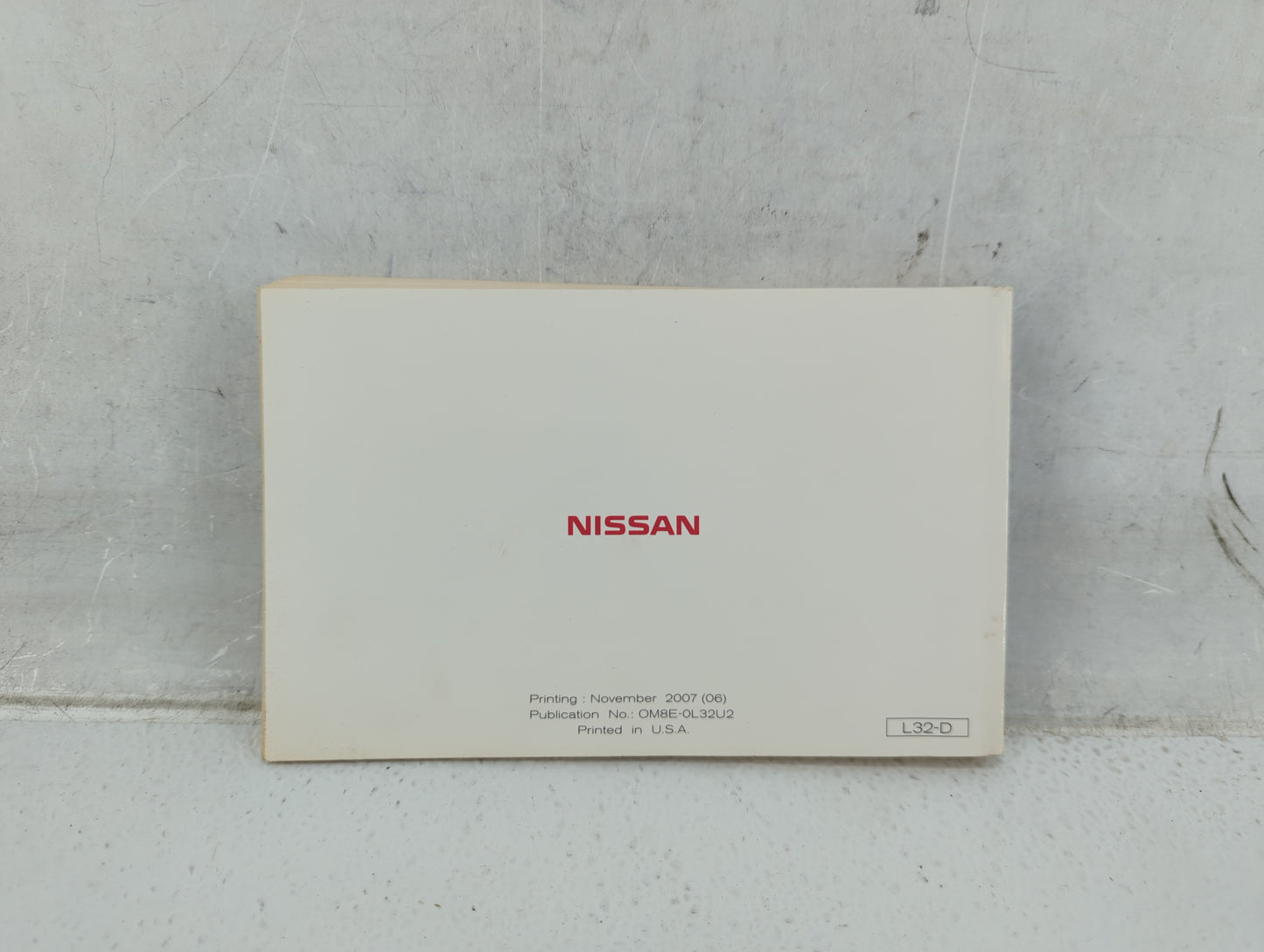 2008 Nissan Altima Owners Manual Book Guide P/N:OM8E-0L32U2 OEM Used Auto Parts - Oemusedautoparts1.com
