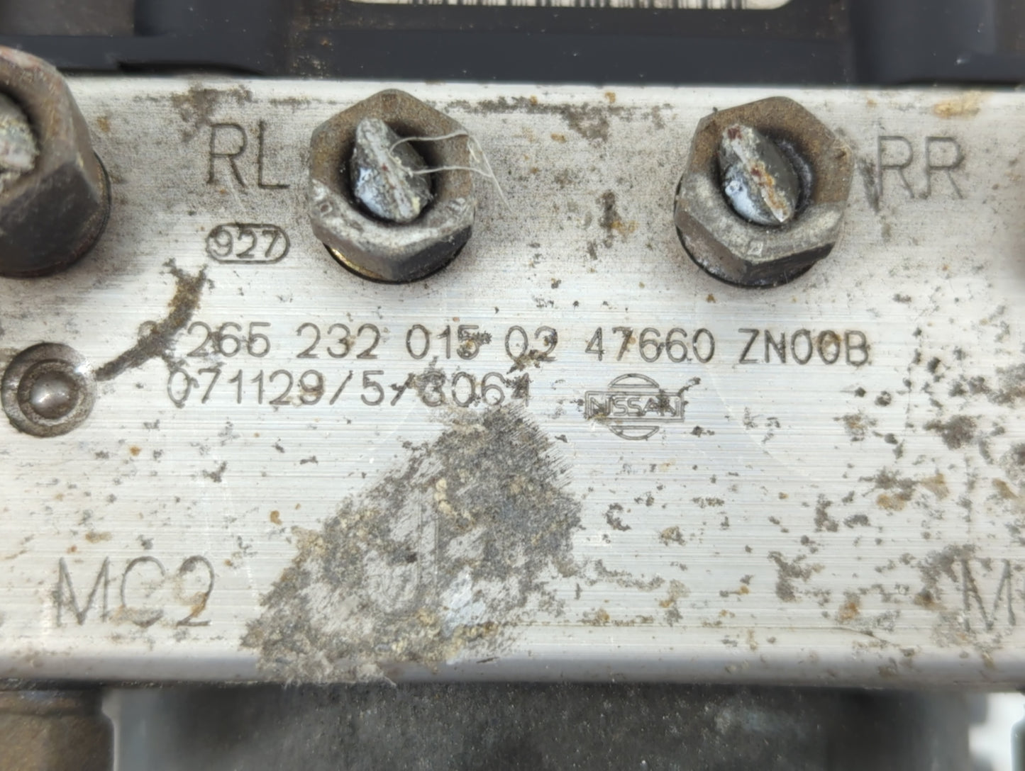 2008-2009 Nissan Altima ABS Pump Control Module Replacement P/N:0 265 232 015 02 47660 ZN00B Fits Fits 2008 2009 OEM Used Au