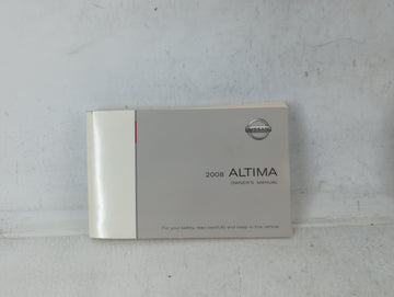 2008 Nissan Altima Owners Manual Book Guide OEM Used Auto Parts