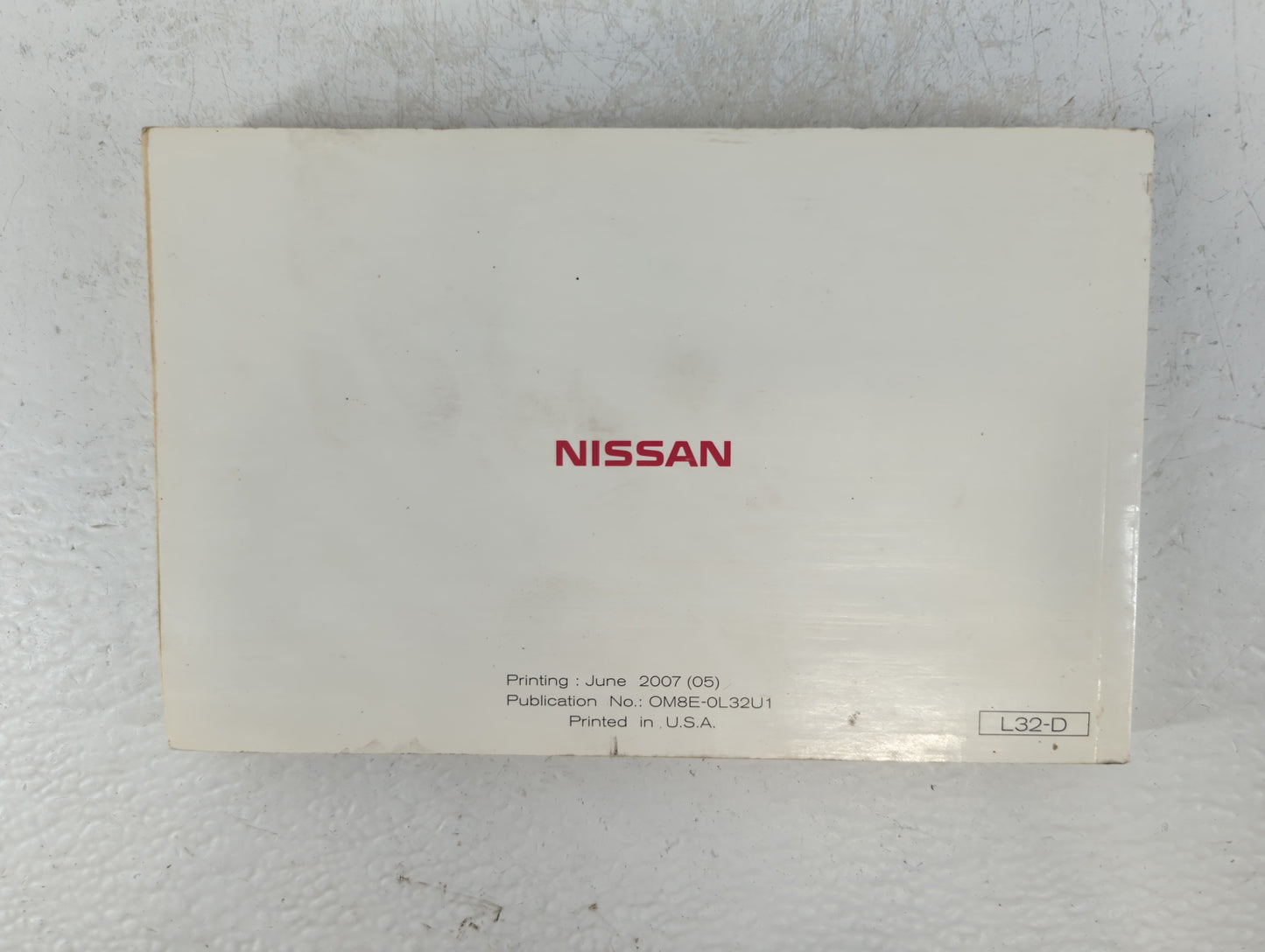 2008 Nissan Altima Owners Manual Book Guide OEM Used Auto Parts - Oemusedautoparts1.com