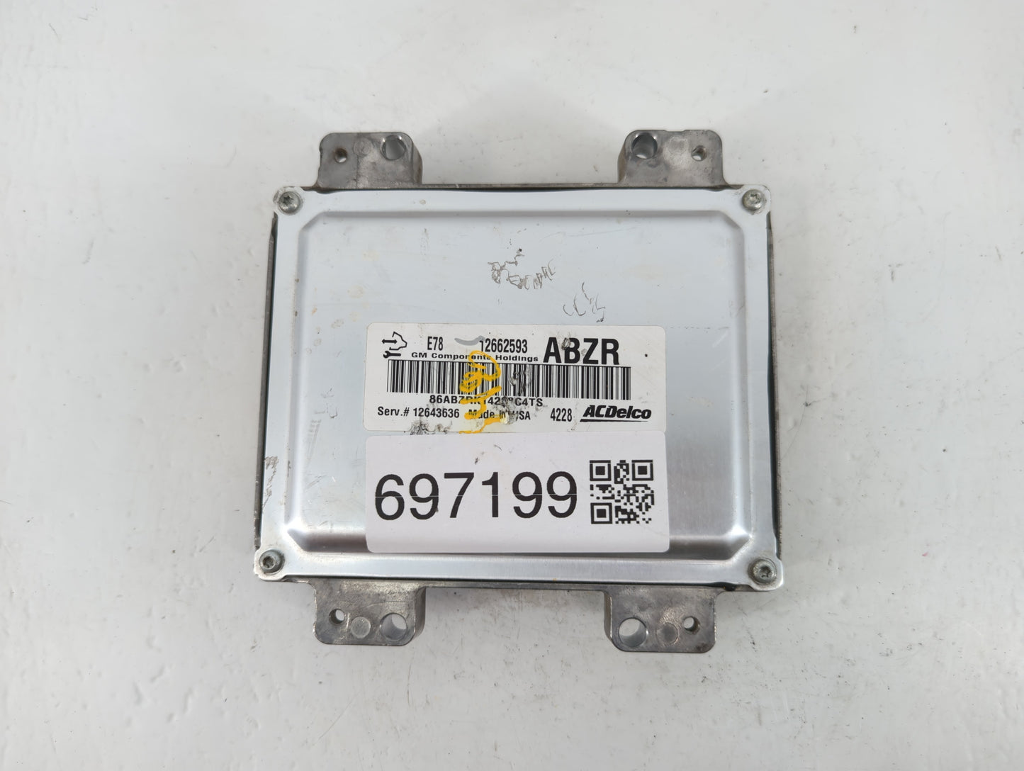 2008 Nissan Altima PCM Engine Control Computer ECU ECM PCU OEM P/N:12643636 12662593 Fits OEM Used Auto Parts - Oemusedautop